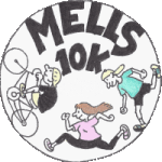 Mells 10K Logo - Drawn by Joe Wright